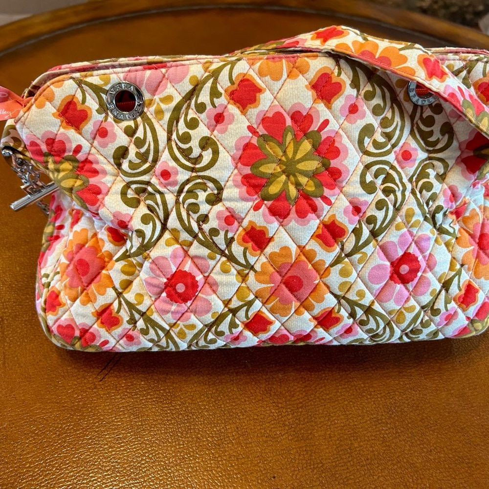 Vera Bradley Floral Quilted Shoulder Bag